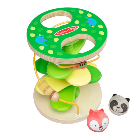 Centru de joaca pentru dezvoltarea motricitatii la bebe si toddler Casuta din copac cu rollercoaster - imagine 10